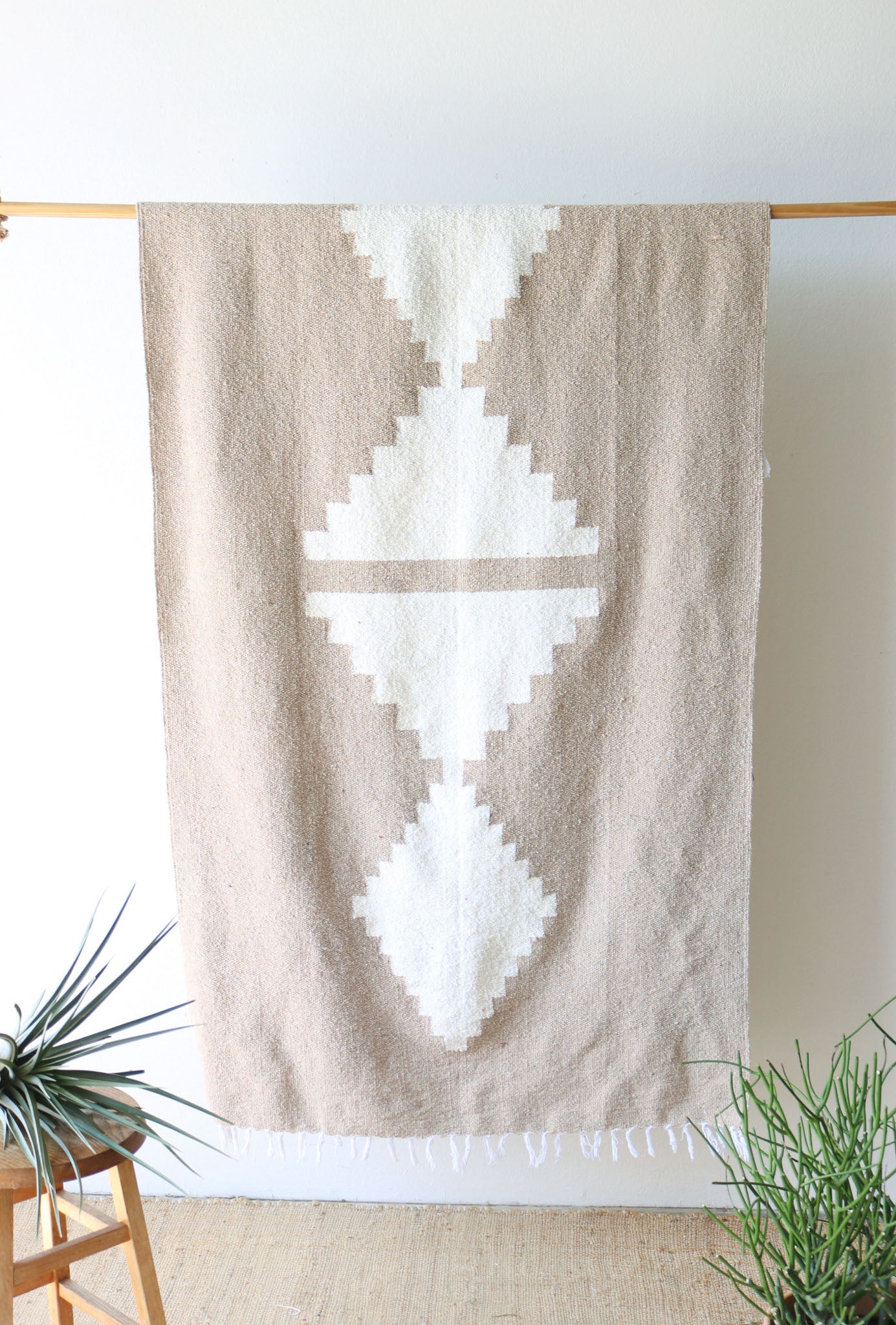 Sandstone Lines deals // Handwoven Blanket