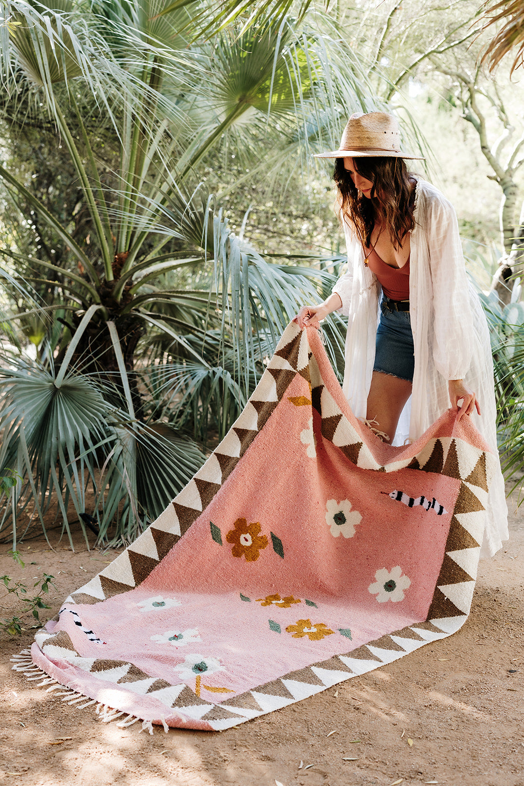 Tribe & True Handwoven Blanket | Infinite Diamond (Earth)