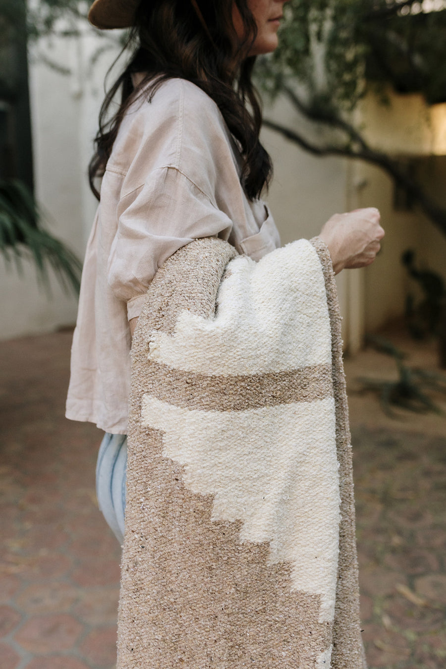Adobe (Sandstone) // Handwoven Blanket