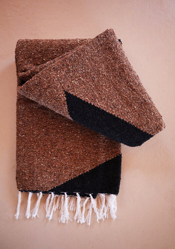 Zion (Black/Coyote) // Handwoven Blanket