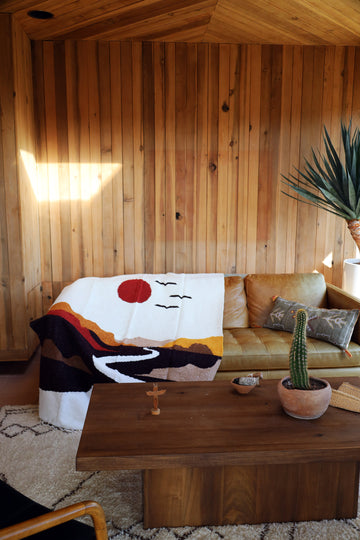 The River's Way // Handwoven Blanket