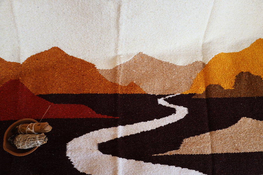 The River's Way // Handwoven Blanket