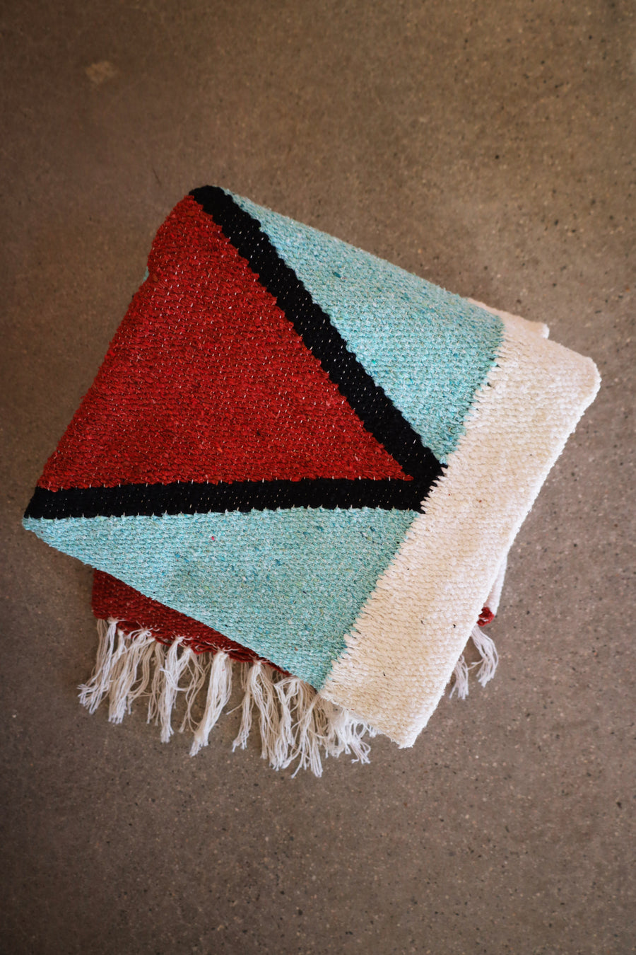 Mint + Canyon // Handwoven Blanket