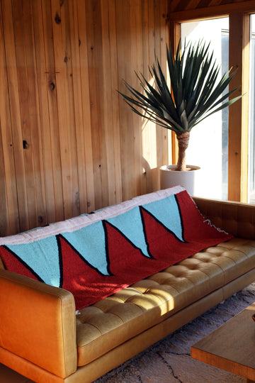 Mint + Canyon // Handwoven Blanket