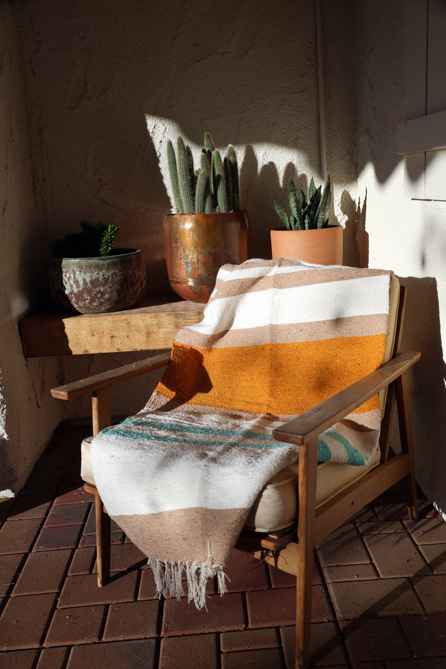 Desert Bloom // Handwoven Blanket
