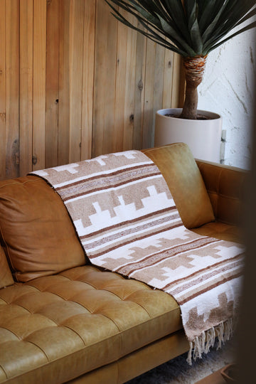 Veil of the Mesa (Sandstone)  // Handwoven Blanket