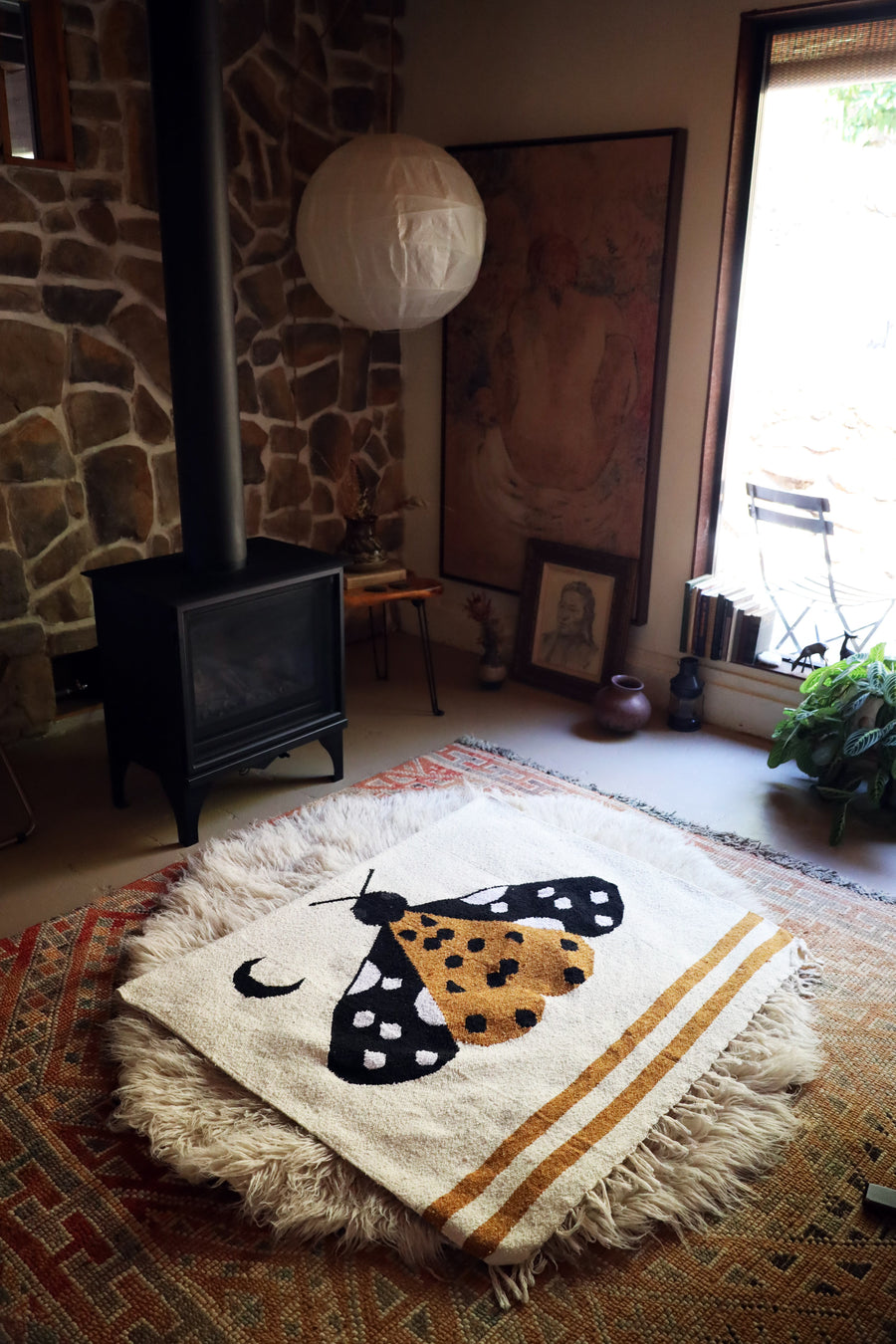 Nocturne// Handwoven Blanket