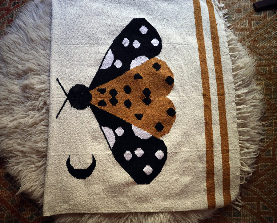Nocturne// Handwoven Blanket