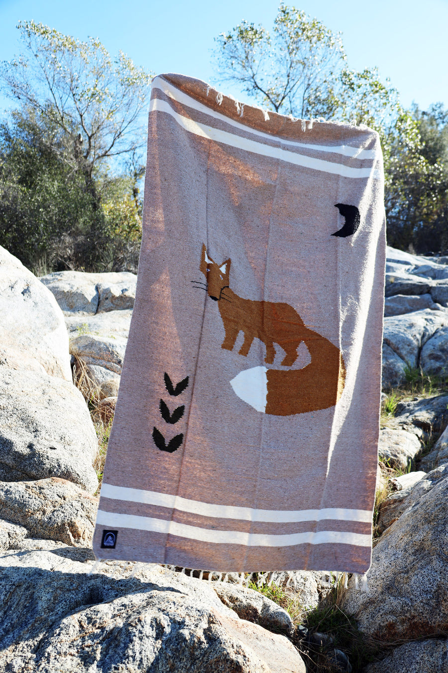 Foxy Loxy // Handwoven Blanket