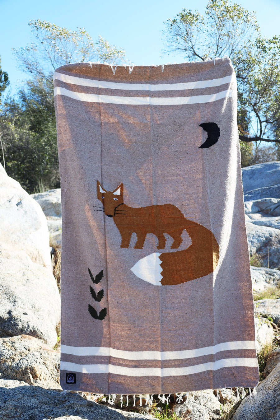 Foxy Loxy // Handwoven Blanket