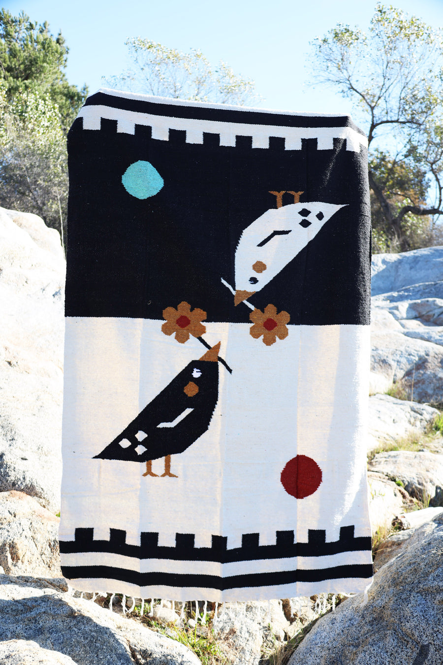 Luna + Sol // Handwoven Blanket (final sale, one-of-a-kind)