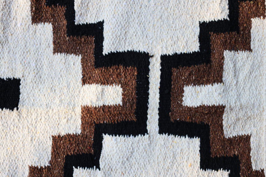 Tres Cruces (Crema)  // Handwoven Blanket