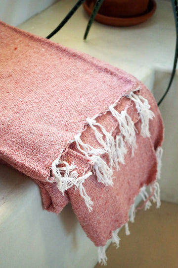 Prickly Pear Pink // Handwoven Blanket