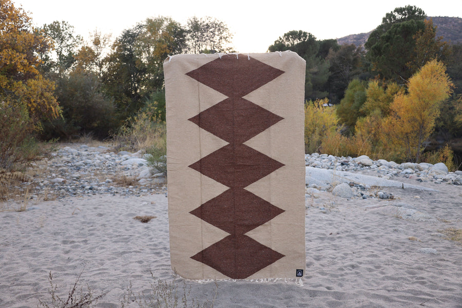 Zion (Tobacco) // Handwoven Blanket