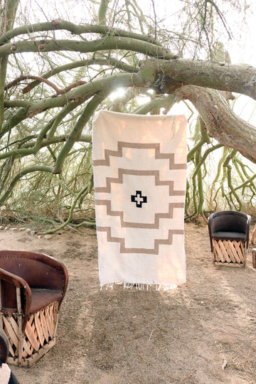 White Sands // Handwoven Blanket
