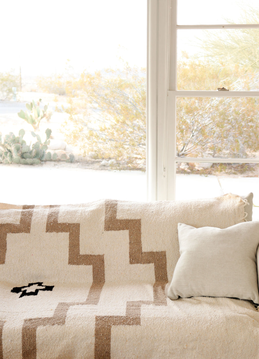 White Sands // Handwoven Blanket