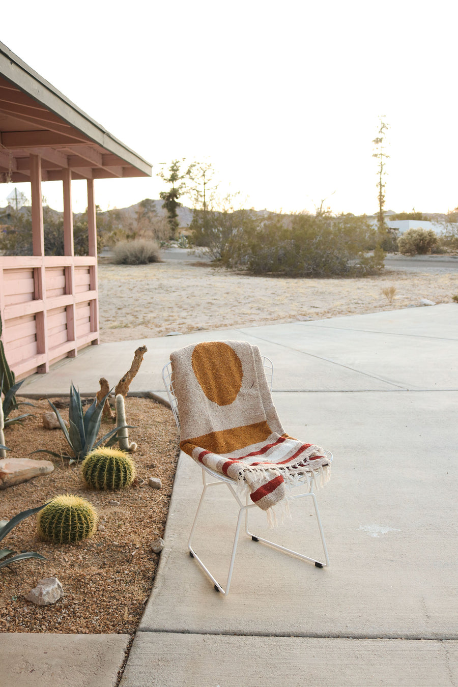 Mountainside (Natural Rust) // Handwoven Blanket