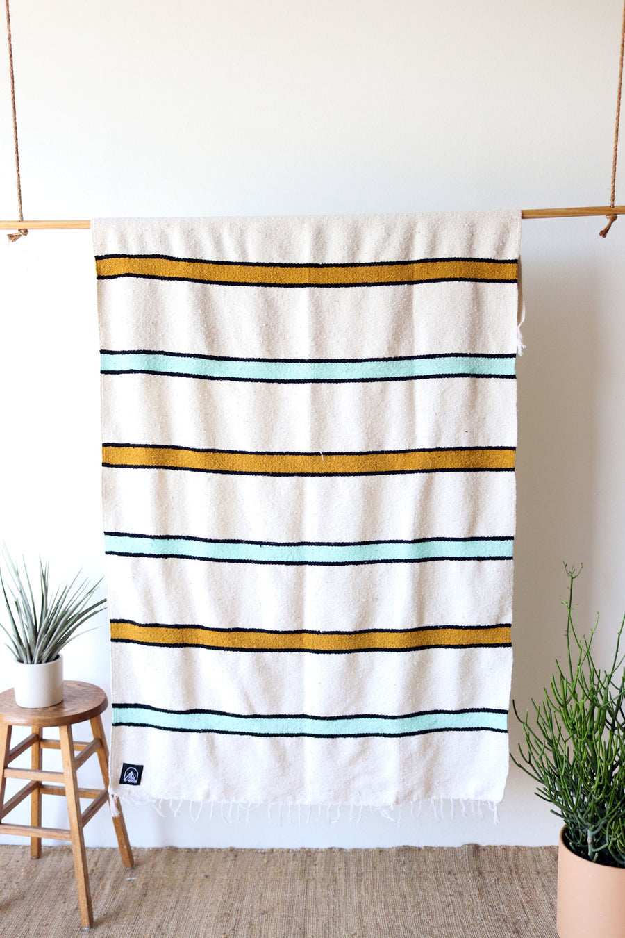 Laguna Lines // Handwoven Blanket