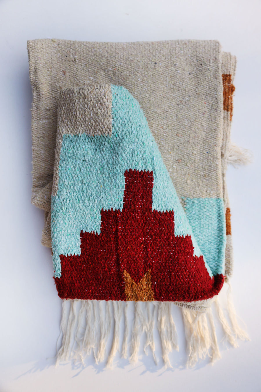 Taos Two (Mesa- Aqua) // Handwoven Blanket