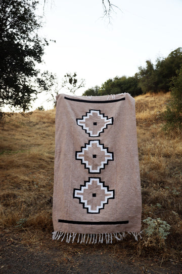 Tres Cruces (Sandstone)  // Handwoven Blanket