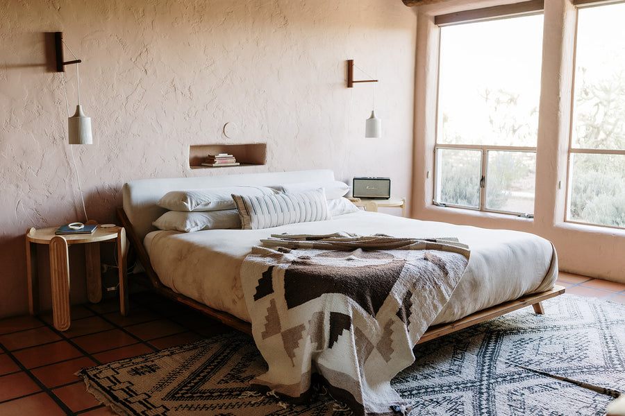 Day and Night // Handwoven Blanket