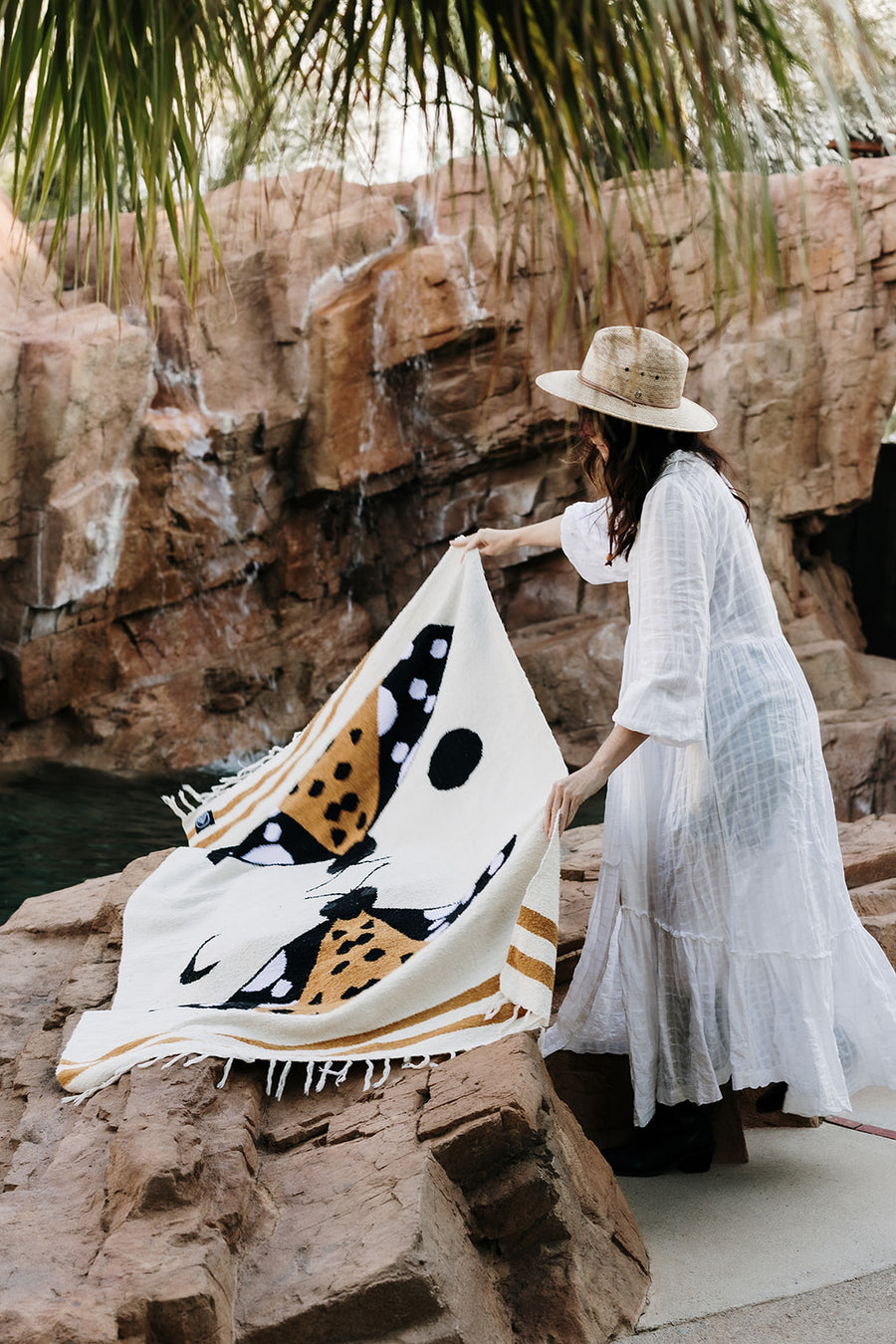 Nocturne// Handwoven Blanket