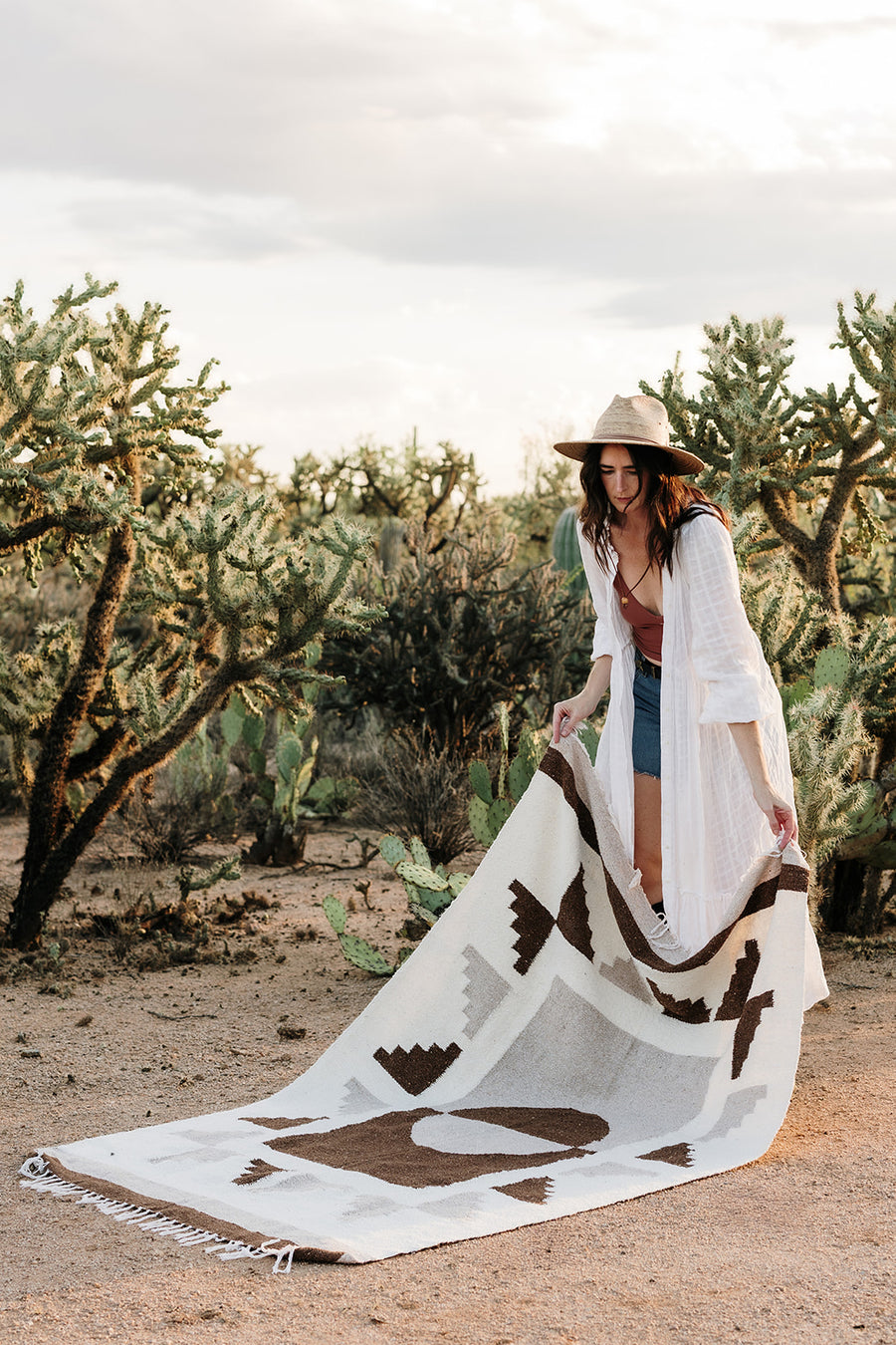 Day and Night // Handwoven Blanket