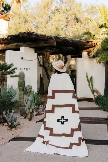 White Sands (Tabaco) // Handwoven Blanket