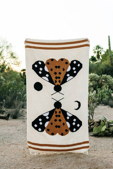 Nocturne// Handwoven Blanket