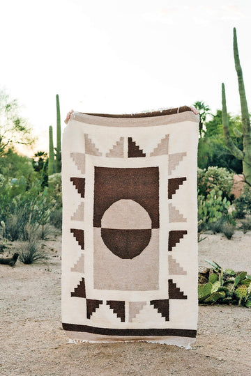 Day and Night // Handwoven Blanket