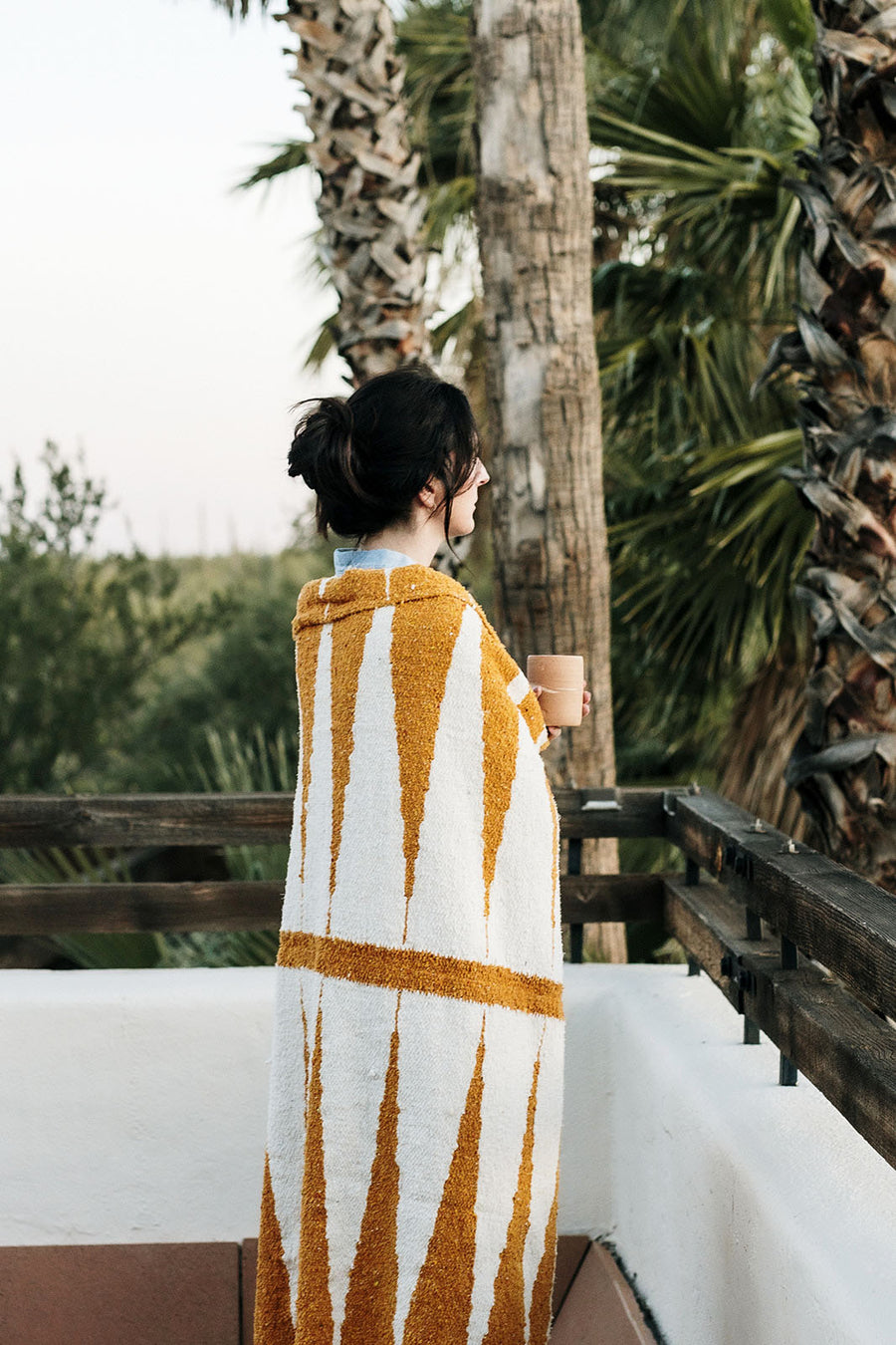 Sahara (Oro x Crema)  // Handwoven Blanket