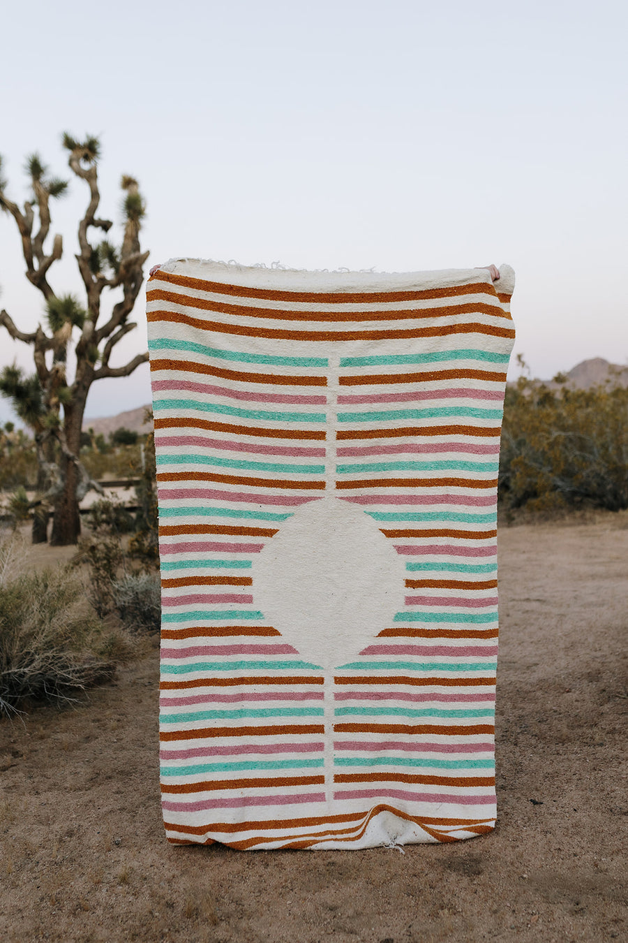 Minted Sunset // Handwoven Blanket