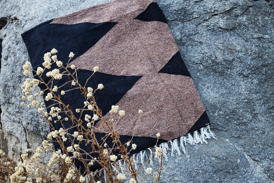 Zion (Black/Coyote) // Handwoven Blanket