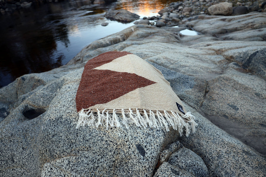 Zion (Tobacco) // Handwoven Blanket