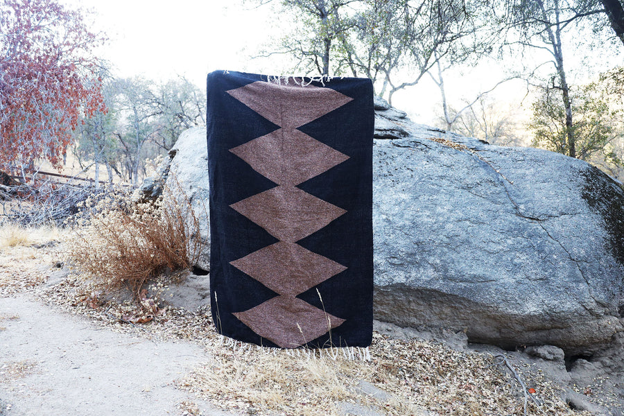 Zion (Black/Coyote) // Handwoven Blanket