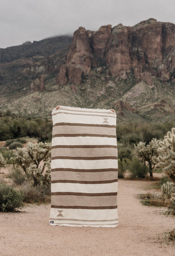 Sandstone Lines 2.0  // Handwoven Blanket