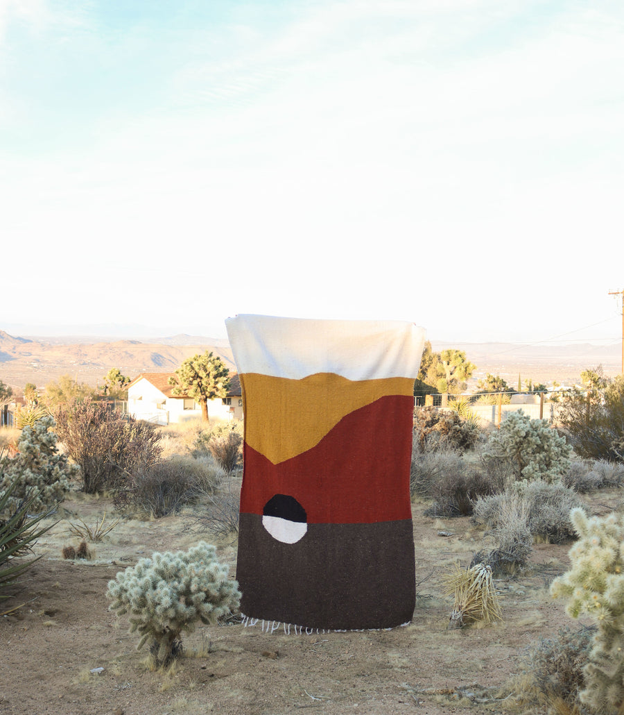 Death Valley Design // Handwoven Blanket
