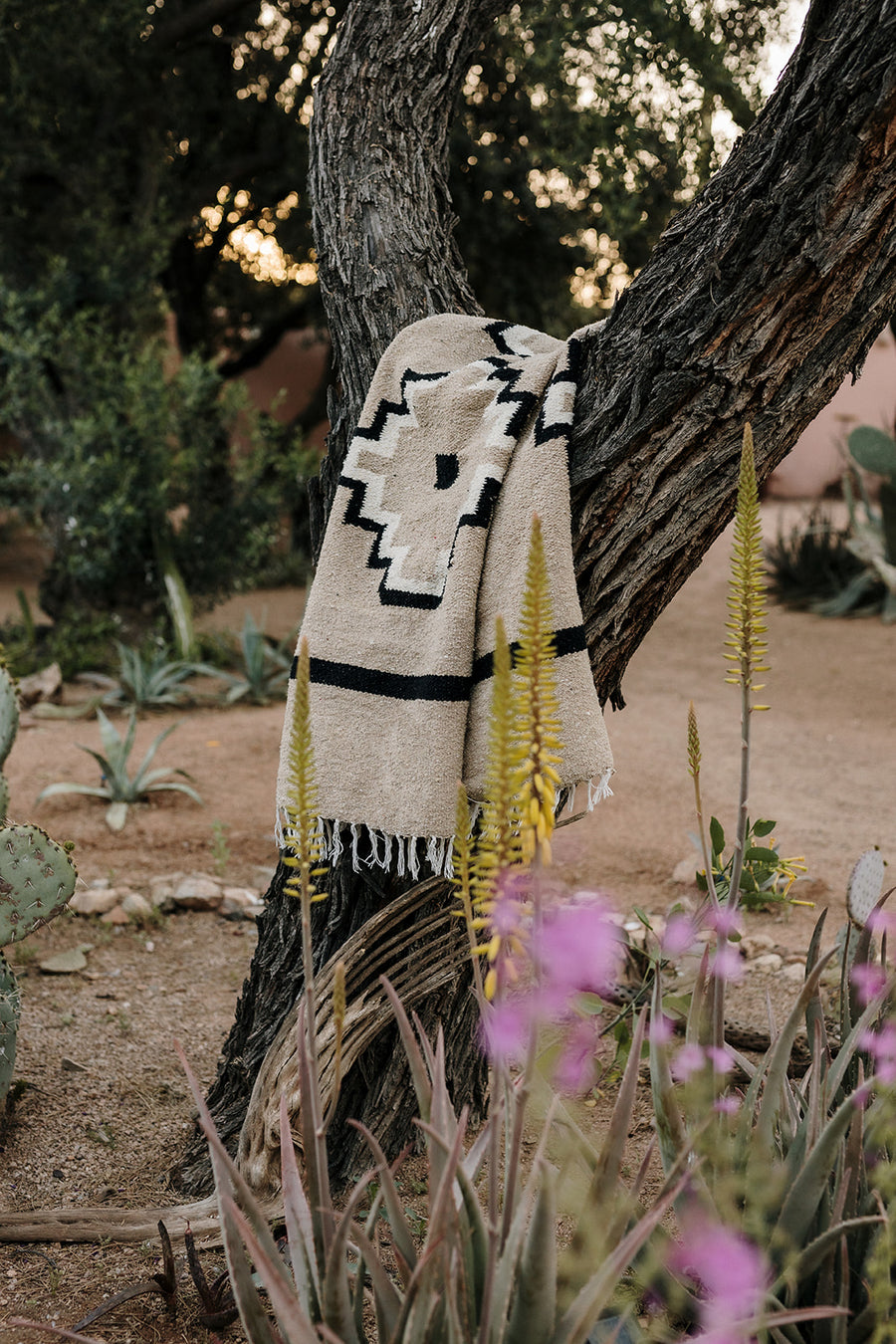 Tres Cruces (Sandstone)  // Handwoven Blanket